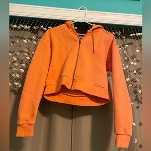 Orange crop hoodie